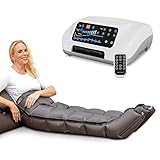 Venen Engel ® 8 Premium Beinmassagegerät mit Hosenmanschette aus 8 Luftkammern – Venen Massagegerät mit 6...