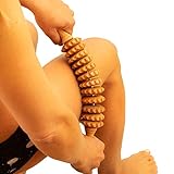 Tuuli Accessories Anti Cellulite Massage Massagegerät Massageroller Roller mit Griff Oberschenkel Maderotherapie aus...