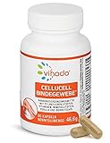 Vihado Cellucell Bindegewebe Tabletten - Cellulite Orangenhaut - 60 Kapseln, 1er Pack (1 x 46,6 g)