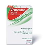 Venoruton intens – Venenpräparat gegen geschwollene, schwere, kribbelnde Beine – 1 x 100 Filmtabletten