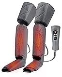 RENPHO Beinmassagegerät für die Zirkulation mit Hitze, Kompression Wadenschenkel Fußmassage, verstellbare Wickel...