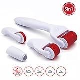 Dermaroller Set 5 in 1 von S-Beauty Deutschland gegen tiefe Narben und schwere Cellulite, CE und ROHS Sichertest...