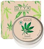 STYX© BIO Hanf-SALBE (200ml) HANF-Creme Natur • CBD Creme hochdosiert mit Bio-Hanföl Shea Butter Algen-Extrakt...