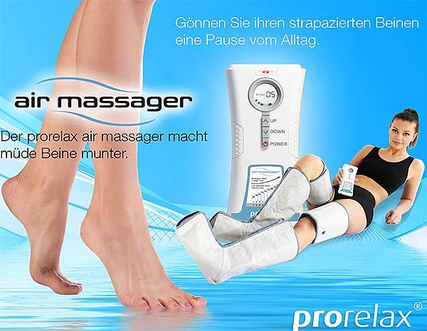 Massage gegen schwere Beine